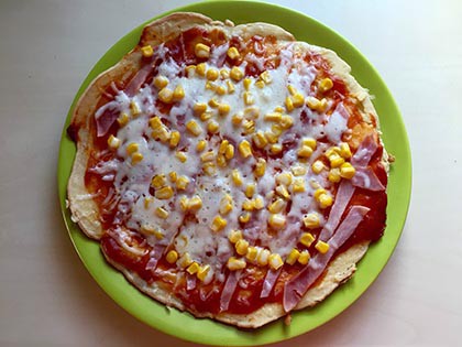 Gyors serpenyős pizza GM